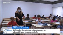 Imagem de Utilização de máscara na sala de aula vai continuar a ser obrigatória no terceiro período (vídeo)
