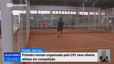 Imagem de Primeiro torneio de padel do CPL teve 80 participantes