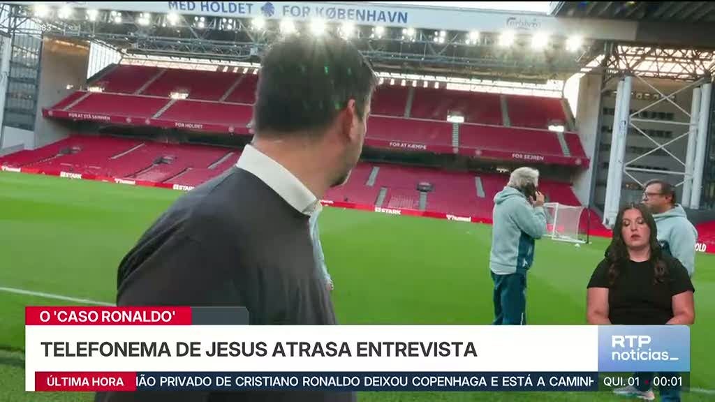 Liga das Nações. Seleção treina sem Cristiano Ronaldo