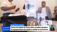 Centro de Saúde do Porto Santo recebe donativo de equipamentos de saúde no valor de 4 mil euros