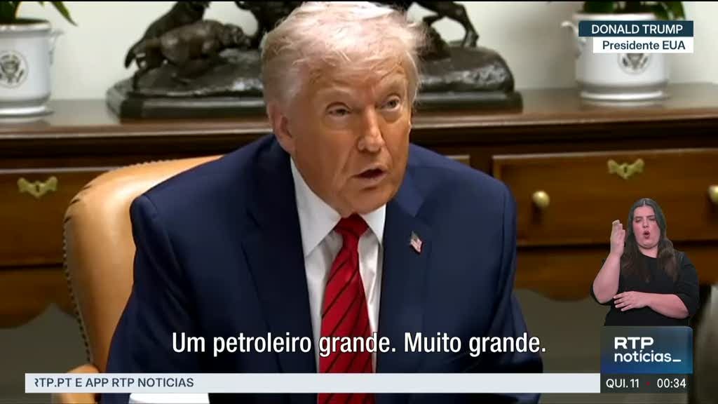EUA apreenderam petroleiro ao largo da costa da Venezuela