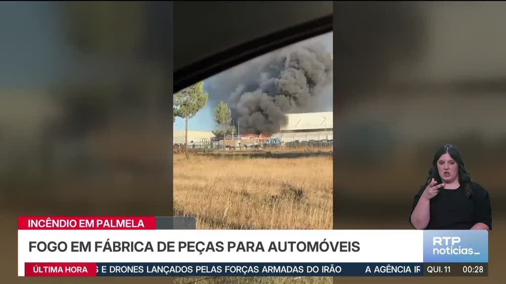 Fogo em Palmela em fase de rescaldo