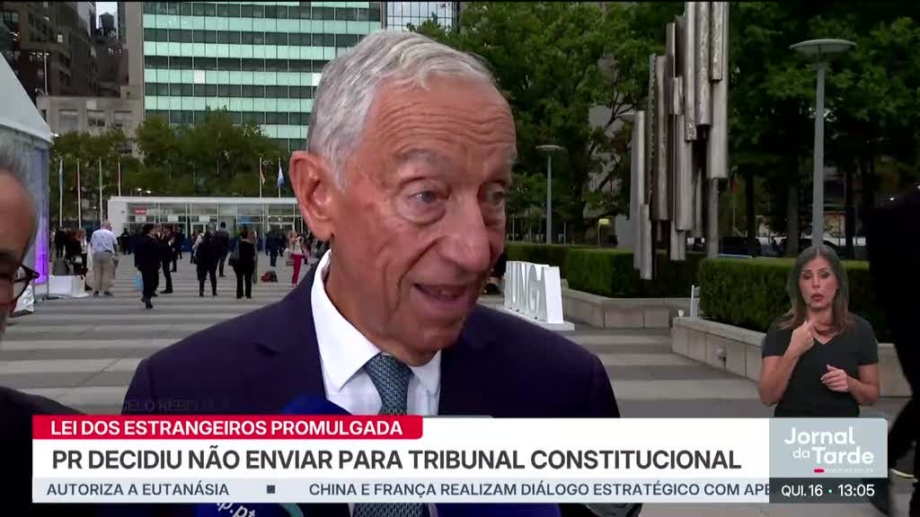Lei dos Estrangeiros promulgada por Belém