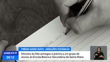 Imagem de Alunos da EBS Santa Maria recebem prémio Mário Ruivo – Gerações Oceânicas [Vídeo]