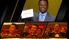 Imagem de Cristiano Ronaldo foi distinguido por Pelé (vídeo)