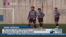 Imagem de Nacional prepara derby com o Marítimo