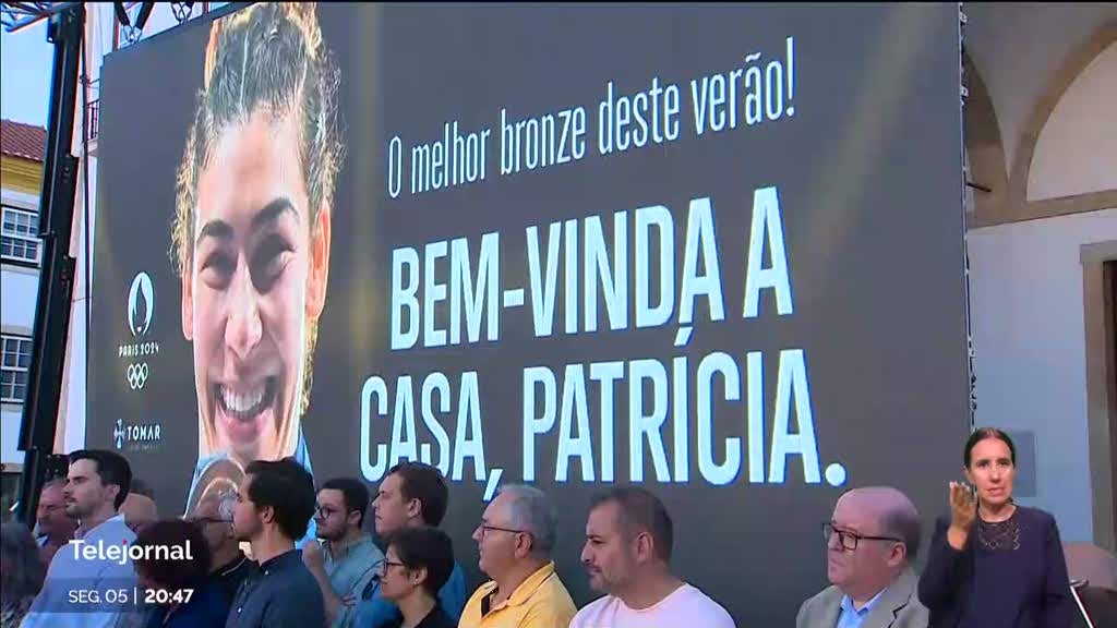 "O melhor bronze deste verão". Judoca Patrícia Sampaio homenageada em Tomar