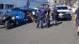 Imagem de Polícia Marítima revista bagagens no Lobo Marinho