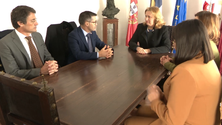 Imagem de Luís Garcia visita Santa Maria (Vídeo)