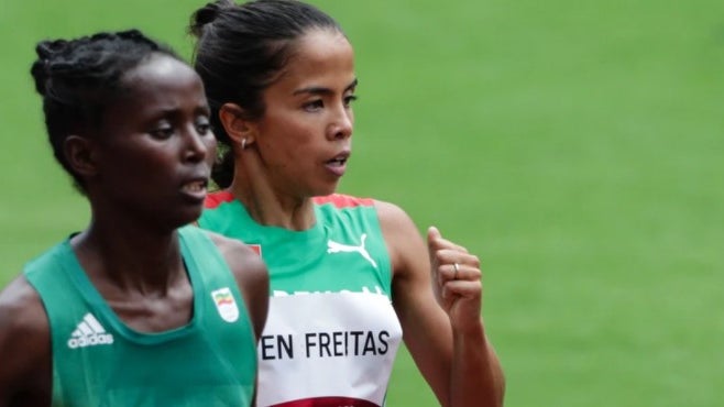 Imagem de Marta Pen falha final dos 1.500 metros