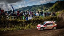 Imagem de Luís Miguel Rego no Rali Vinho Madeira com uma viatura de topo R5
