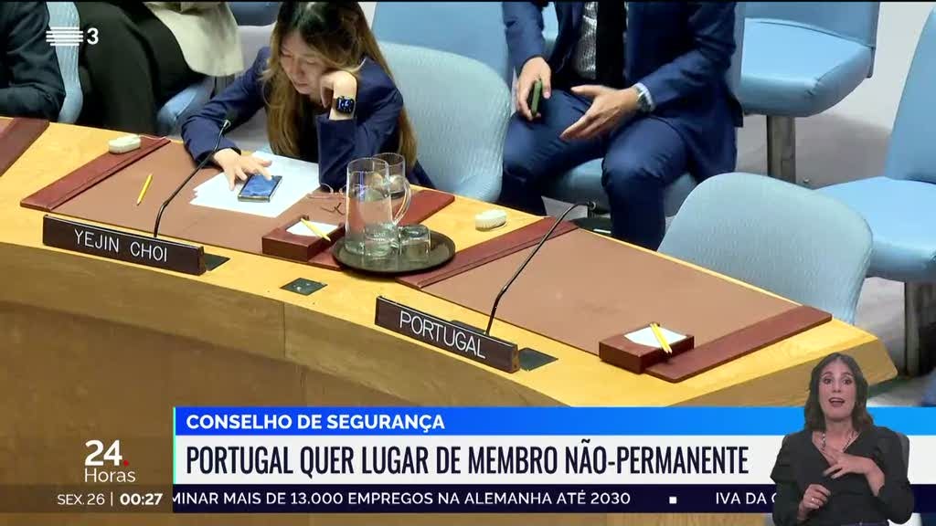 Portugal quer fazer parte do Conselho de Segurança da ONU