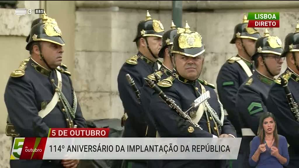 5 de Outubro. Comemorações da Implantanção da República sem público