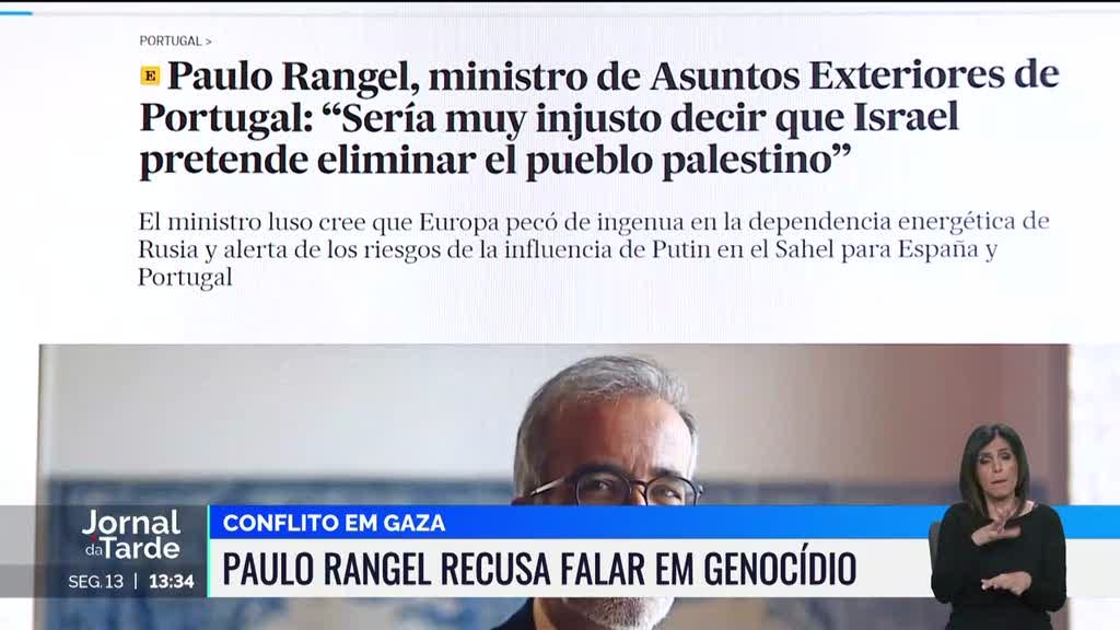 Paulo Rangel recusa ver genocídio na Faixa de Gaza