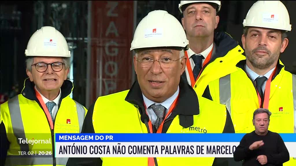 António Costa não comenta mensagem de Ano Novo do presidente