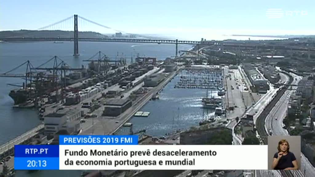 FMI a contar com desacelera��o � escala mundial