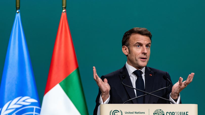COP28: Macron apela aos países do G7 para que acabem com o carvão até 2030