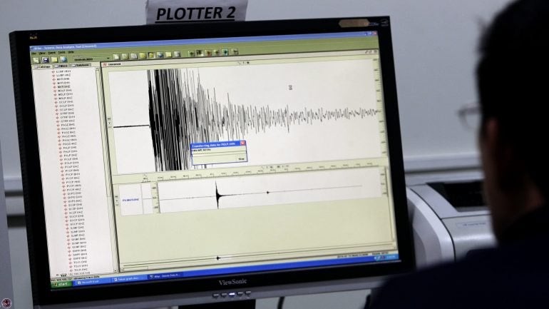 Imagem de Sismo de 6,6 graus de magnitude registado na costa de Taiwan