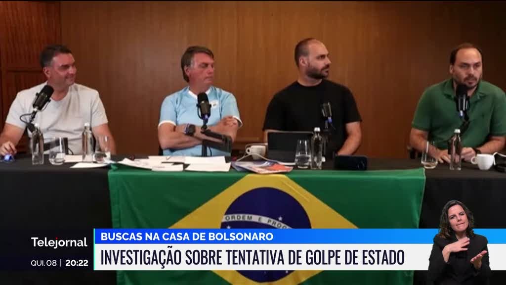 Brasil. Polícia Federal fez buscas na residência de Jair Bolsonaro