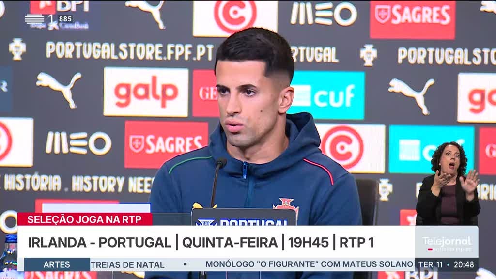 Imagem de Irlanda-Portugal. Cancelo quer vitória e garantir vaga no mundial