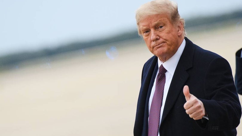 Imagem de Trump já não apresenta qualquer sintoma de Covid-19