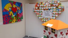 Imagem de Alunos de `palmo e meio` expõe trabalhos na Galeria Marca de Água