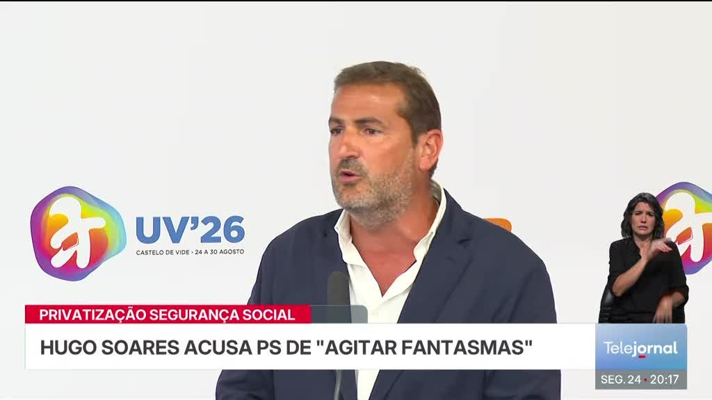 Hugo Soares acusa o PS de usar o 'fantasma da privatização' para assustar eleitores