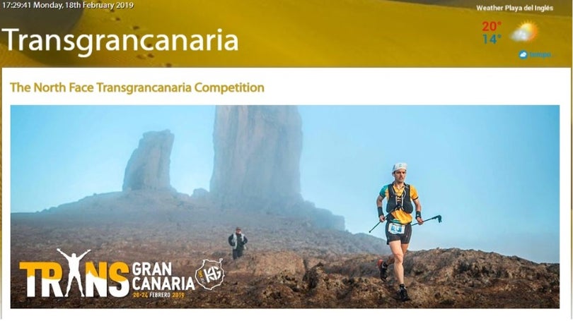 Imagem de Luís Fernandes no Trans Gran Canaria
