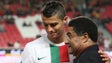 Fernando Santos coloca Eusébio e Ronaldo no melhor ataque de Portugal