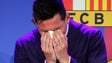 Messi despede-se em lágrimas do FC Barcelona (vídeo)