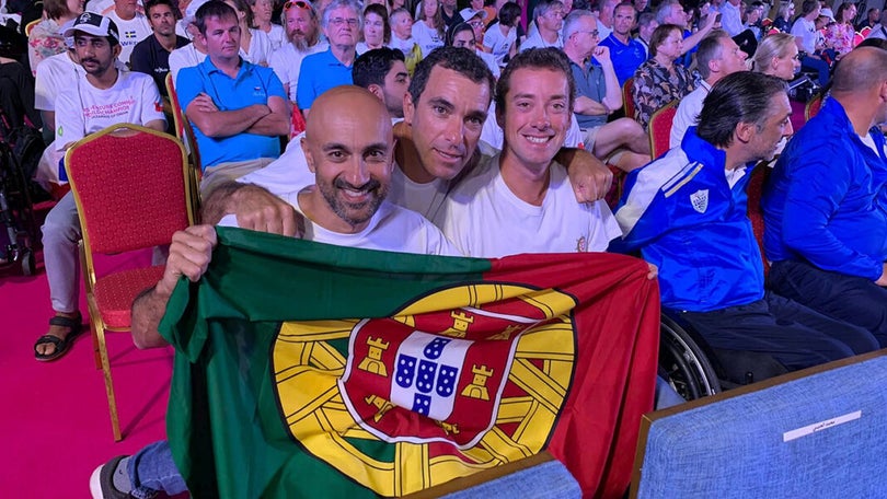 Imagem de Portugal prata na classe adaptada RS Venture e bronze Hansa 303