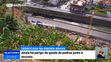 Imagem de Encosta em perigo na Ribeira Brava