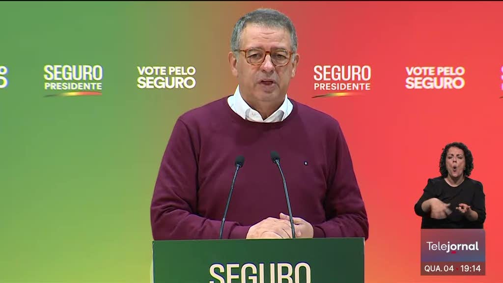 Seguro avisa portugueses contra cenário de presidente que semeia o ódio