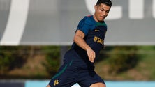 Imagem de Ronaldo referiu que a equipa vai elevar o nome de Portugal (vídeo)