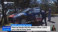 Miguel Nunes esteve a afinar o Citroen DS3 R5 para o Rali do Porto Santo