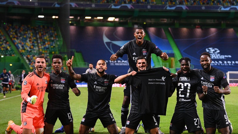Lyon qualifica-se para as meias-finais da Liga dos Campeões
