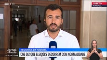 Imagem de Eleições na Madeira sem incidentes ou queixas (vídeo)