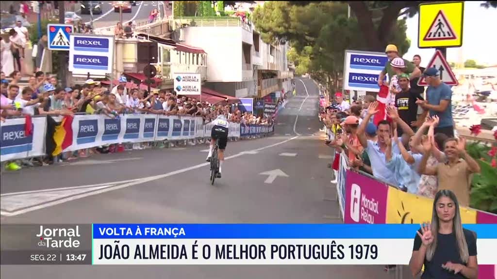 João Almeida em quarto na Volta a França