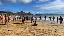 Imagem de Banho no mar do Porto Santo