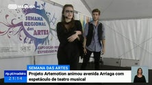 Projeto Artemotion animou Avenida Arriaga com espetáculo de teatro musical