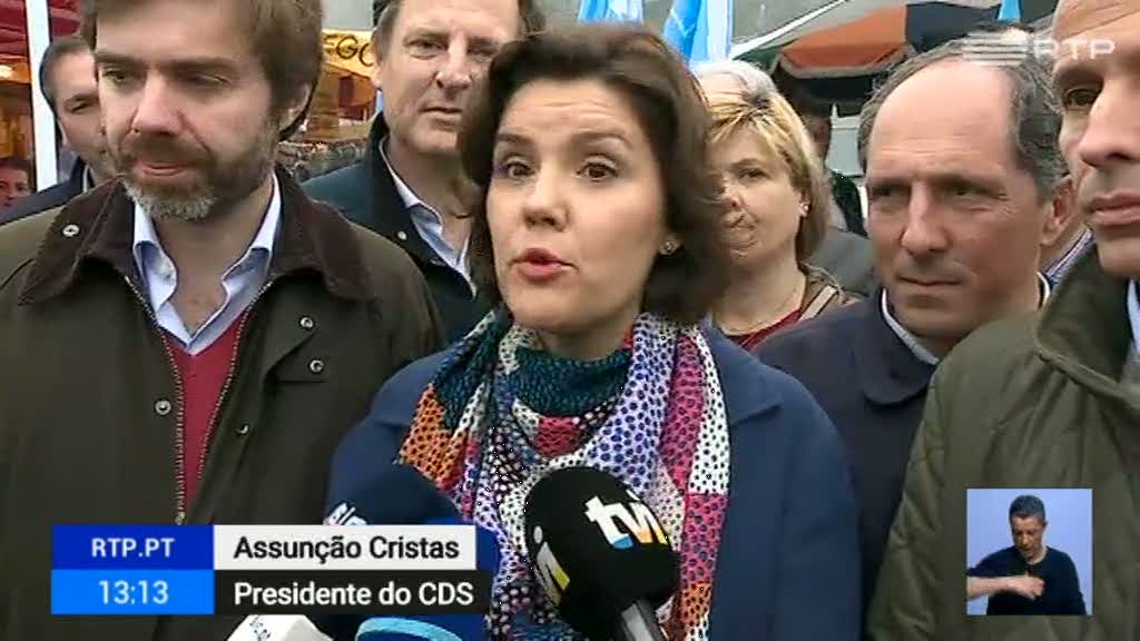 CDS insiste que o resultado das elei��es europeias deve espelhar uma censura ao Governo