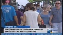 As famílias com baixos rendimentos vão ser beneficiadas na declaração de IRS (Vídeo)