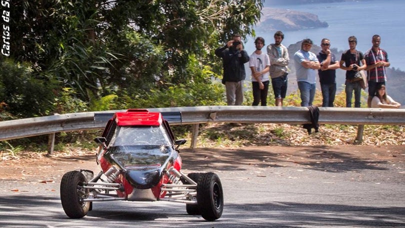 André Silva na Rampa do Santacruzense ao volante de um Kartcross