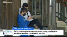 Imagem de Máscaras deixam também ser obrigatórias no exterior das escolas (vídeo)