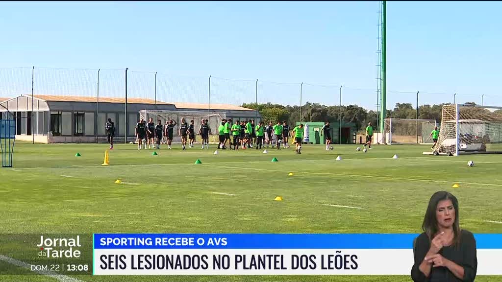 Sporting recebe o Aves com vários lesionados