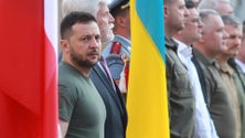 Imagem de Zelensky transmitiu a Costa importância da NATO tomar decisão sobre adesão