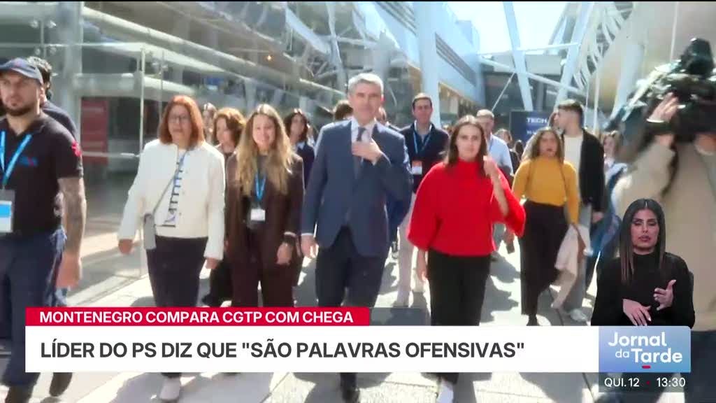 Imagem de Carneiro considera ofensivas as palavras de Montenegro ao comparar CGTP ao Chega