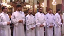 Imagem de Ordenados novos diáconos na Sé de Angra (Vídeo)