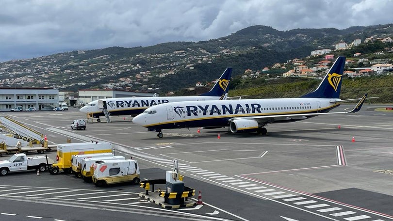 Imagem de Aviões da Ryanair já se encontram na Região