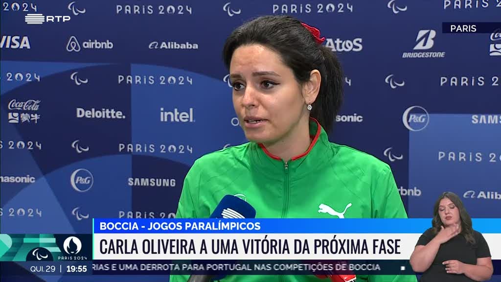 Boccia. Carla Oliveira perde no segundo jogo , mas acredita na passagem